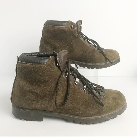 Dunham Shoes Vintage Dunham Suede Leather Hiking Boots Poshmark